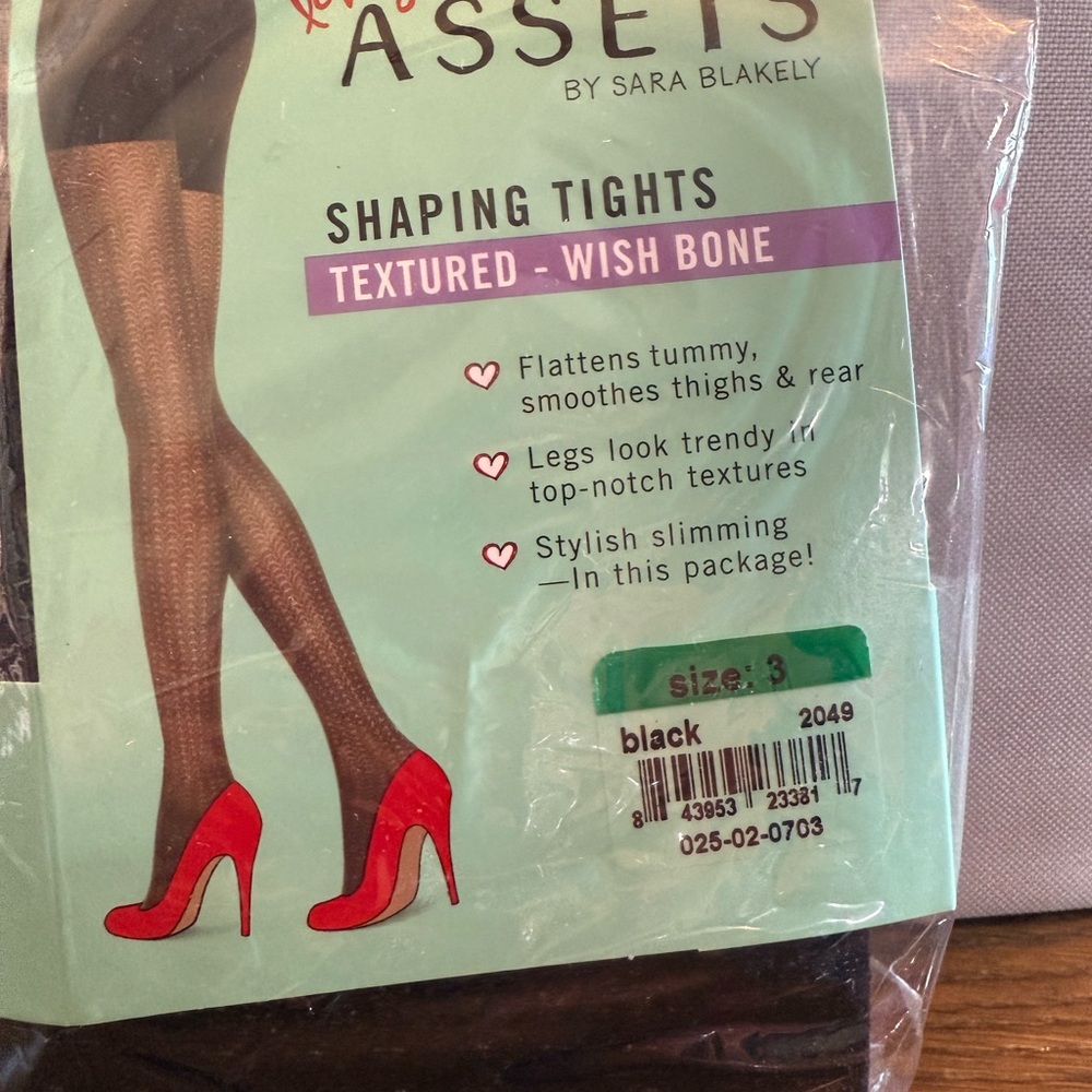 Assets by Sara Blakely Shaping Tights - Black